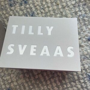 Tilly sveaas Silver Necklace with gold latch (from Vogue calendar)